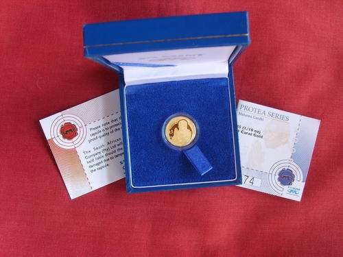 MAHATMA GANDHI ..( 2008 ).....1/10oz........ 24carat. GOLD....PROOF