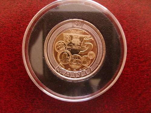 ( UNCIRCULATED ) 90 years S.A.RESERVE BANK R5 COIN FEATURING MANDELA PLUS~ @ A CRAZY R1 R1 R1 R1 R1