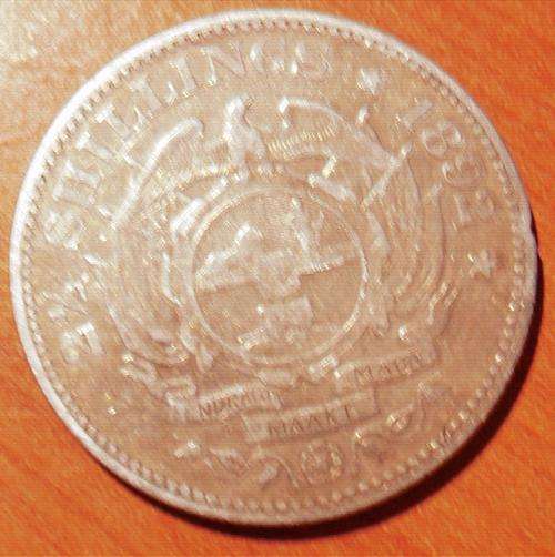 RARE KRUGER 1892 ( ONLY 16,300 MINTED ) ZAR SILVER 2-1/2 SHILLINGS...@ A CRAZY  R1 R1 R1 R1 R1 R1 R1