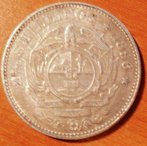PAUL KRUGER 1896..ZAR SILVER 2-1/2 SHILLINGS...@ A CRAZY  R1 R1 R1 R1 R1