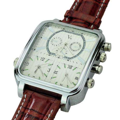 Luxury Automatic Movement Men's Business Leather Wristwatch