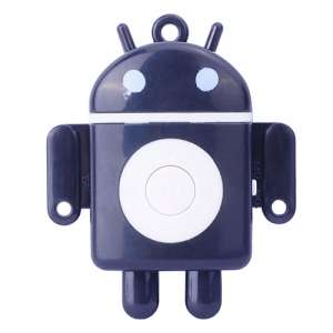 Android Robot USB Rechargeable MP3 Player with Micro SD/TF Card Slot