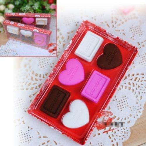 Delicate Chocolate Eraser Pack