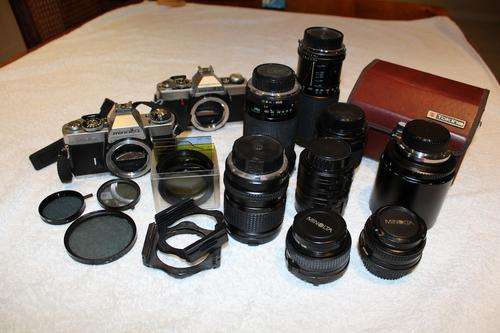 Complete set of 35mm photographic equipment
