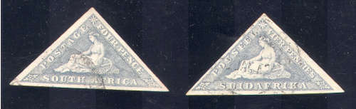 UNION 1926 4d PAIR USED (NARROW MARGINS)