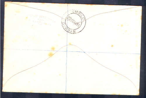 UNION 1941: LARGE WARS 4d FDC (CXD 20 AUGUST 1941)