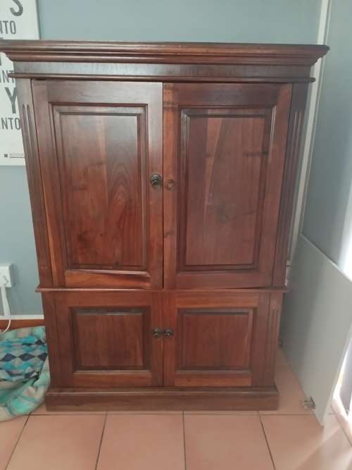 Beautiful Kiaat wood Wetherlys Cabinet for sale
