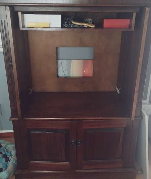 Beautiful Kiaat wood Wetherlys Cabinet for sale
