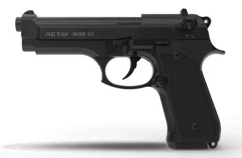Combo Retay Mod92 9mm Blank Gun (include 5 blank ,5 pepper cartridges and holster)