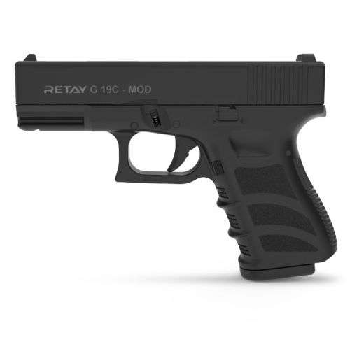 COMBO-Retay G19C Blank Gun (incl 10 blank rounds)+ holster