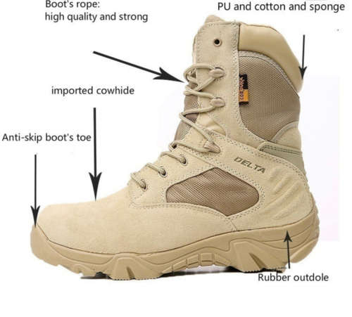 DELTA MILITARY TACTICAL ANKLE BOOTS- Ask for size before doing any payment