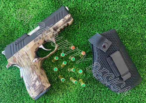 Kuzey GN19 Blank Gun Camo (incl 10 Blank and 2 Pepper Rounds + Holster)