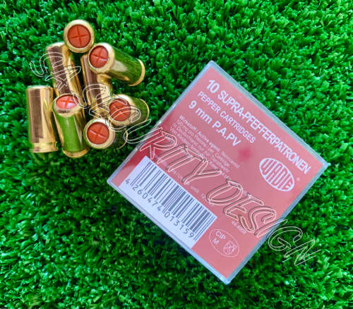 9mm P.A.K. Pepper Rounds (Box of 10)