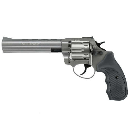 Zoraki R1 6 inch blank firing revolver cal. 9mm - titanium - include 6 blank rounds and holster