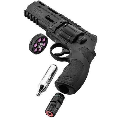Umarex T4E HDR 50 Home Defence Revolver Paintball Marker Kit & laser sight