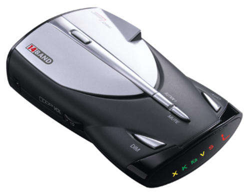 XRS 9345 - 14 Band High Performance Digital Radar/Laser Detector with UltraBright Data Display