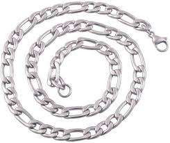 SAVE R400!! Mens Figaro SET Stainless Steel Chain and Bracelet