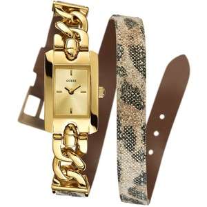 ladies original guess animal print watch