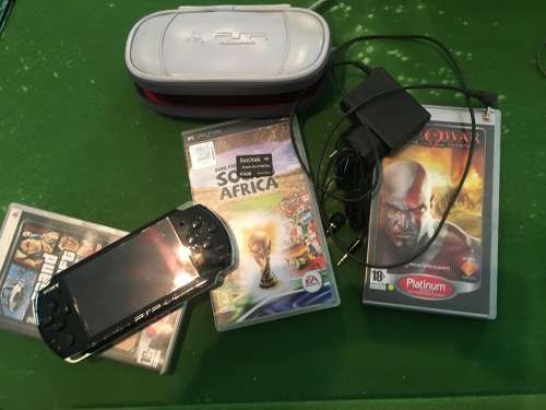 Playstation Portable model- 3004 + Games
