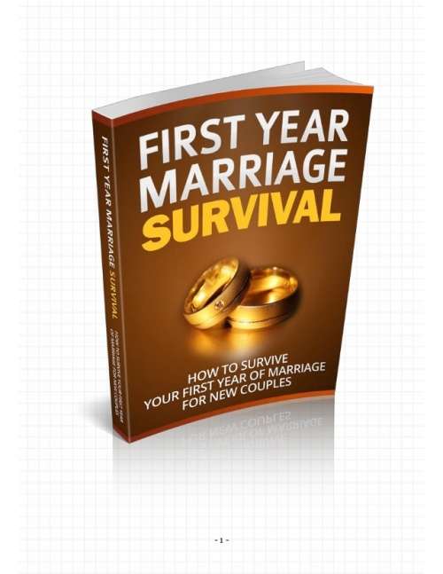 First Year Marriage Survival