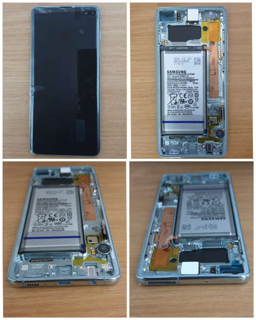 SAMSUNG GALAXY S10 PLUS LCD SCREEN WITH BATTERY - ORIGINAL PART