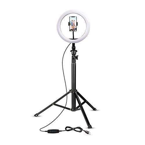 SELFIE RING LIGHT- COLOR STAND 10"