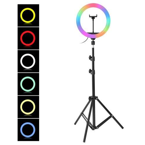 SELFIE RING LIGHT- COLOR STAND 10"