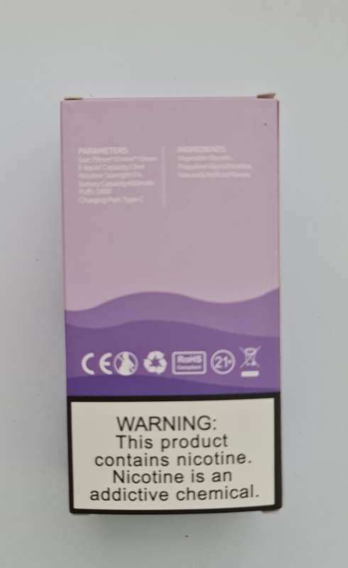 IZIX BC5000 Electronic Rechargable Vape - Grape Ice