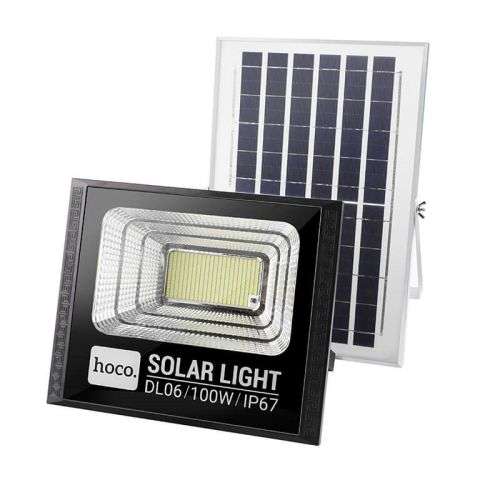 Hoco 100 watt Solar LED Floodlight with Solar Panel