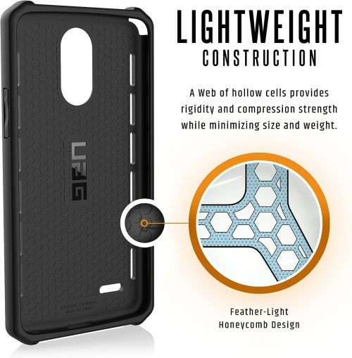 UAG LG Stylo 3/Stylus 3 Outback Rugged Military Drop Tested Case - Black