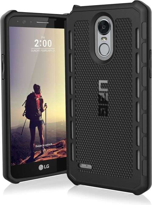 UAG LG Stylo 3/Stylus 3 Outback Rugged Military Drop Tested Case - Black