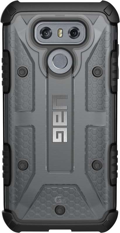 CLEARANCE SALE! UAG LG G6 Plasma Feather-Light Rugged [Ash] Military Drop Tested Phone Case