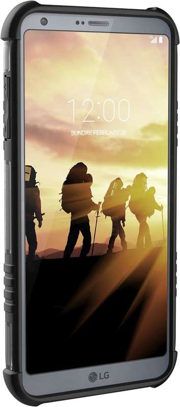 CLEARANCE SALE! UAG LG G6 Plasma Feather-Light Rugged [Ash] Military Drop Tested Phone Case