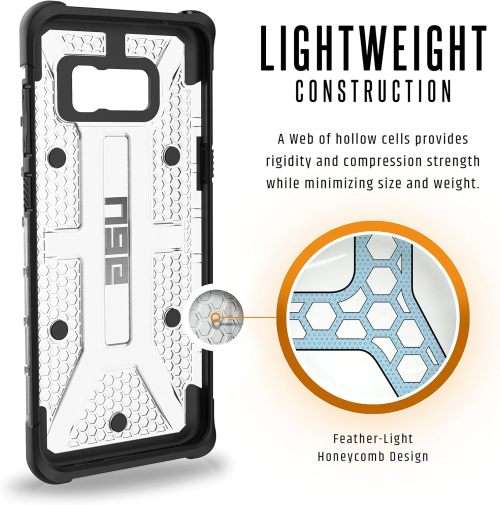 CLEARANCE SALE! UAG Samsung Galaxy S8 Plus Plasma Rugged Military Drop Tested Phone Case - Ice