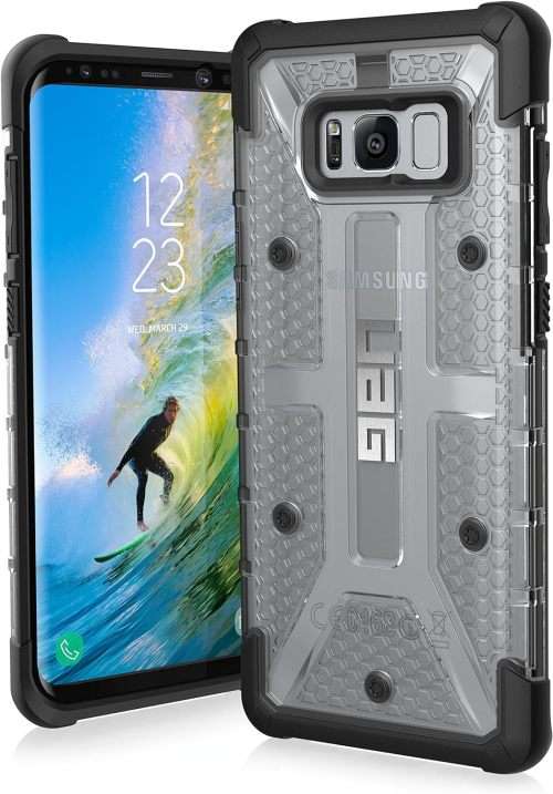 CLEARANCE SALE! UAG Samsung Galaxy S8 Plus Plasma Rugged Military Drop Tested Phone Case - Ice
