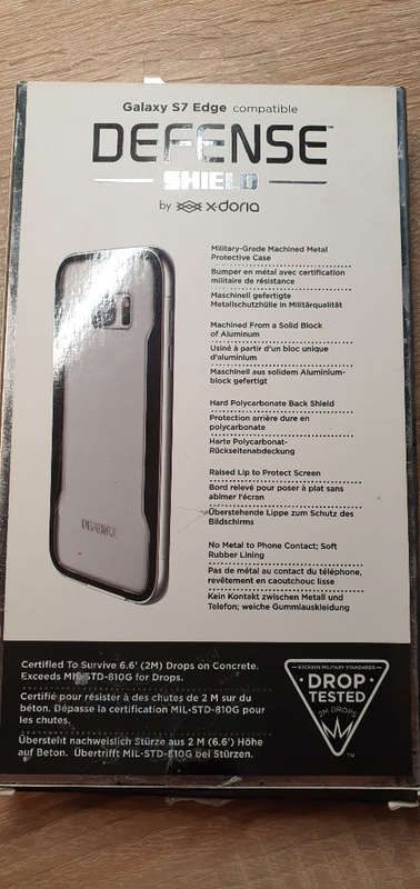 X-Doria Samsung S7 Edge Defense Shield Military Grade Drop Protection Case, Grey
