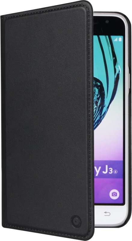 Muvit Folio Wallet Case Stand for Samsung Galaxy J3 2016 - Black