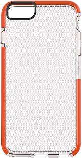 CLEARANCE SALE! Tech 21-IMPACTOLOGY FOR iPHONE 6 PLUS- CLEAR/ORANGE