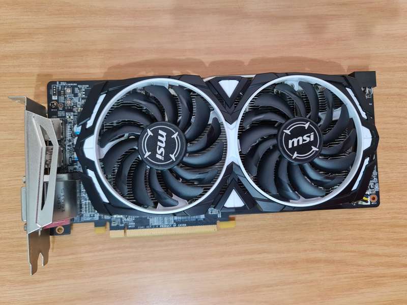MSI Radeon RX 580 Armor OC Edition 8GB GDDR5 256-bit PCI-E 3.0 Desktop Graphics Card