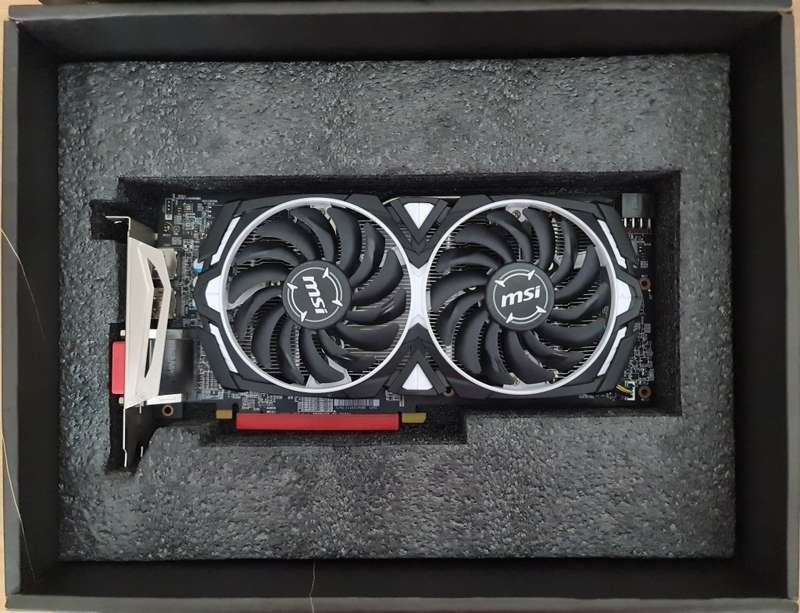 MSI Radeon RX 580 Armor OC Edition 8GB GDDR5 256-bit PCI-E 3.0 Desktop Graphics Card