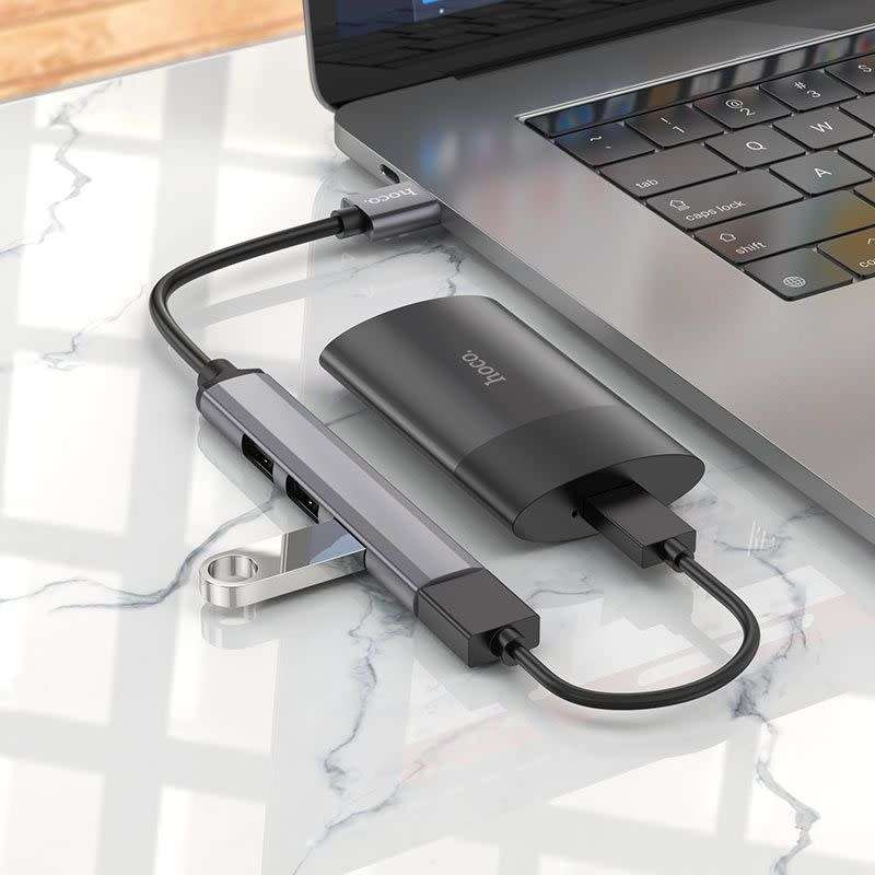 Hoco USB to USB 3.0 + USB 2.0 Adaptor - HB26