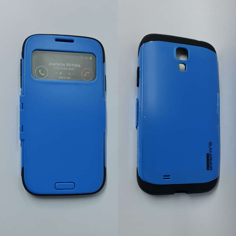 Spigen Slim Armor View Case for Galaxy S4 - Blue