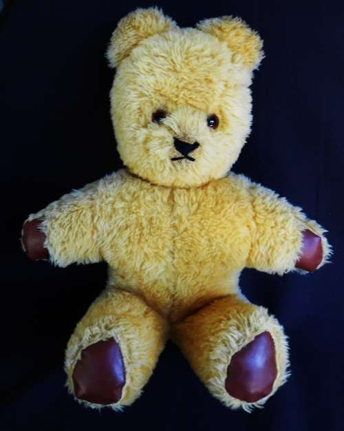 collectable vintage Ark teddy bear Made in South africa.