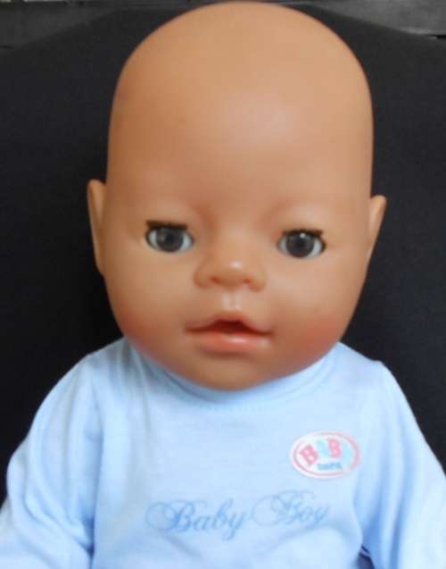 Baby Born boy doll made by Zapf Creations anatomically correct original clothes