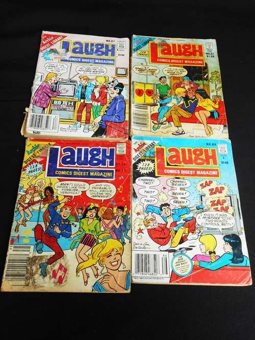 Archie Digest Library Laugh Comics Digest Magagine  nr 58 71 86 87