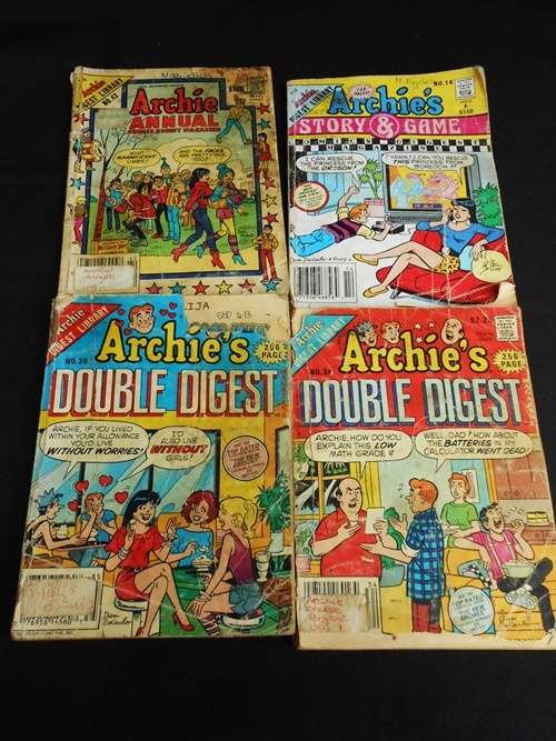 Archie Digest Library Archies double digest Archies story and game and archies annual