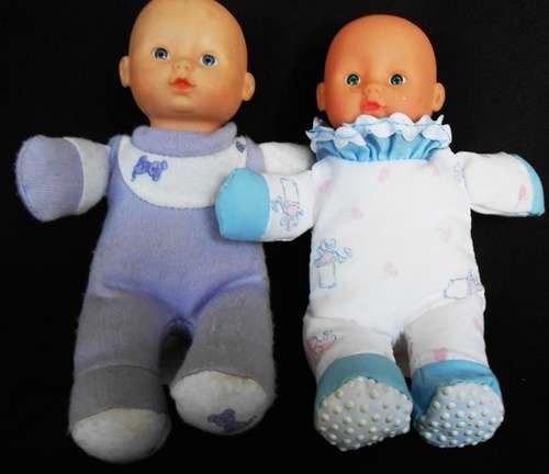 collectable Two soft baby dolls by Gi-Go toys