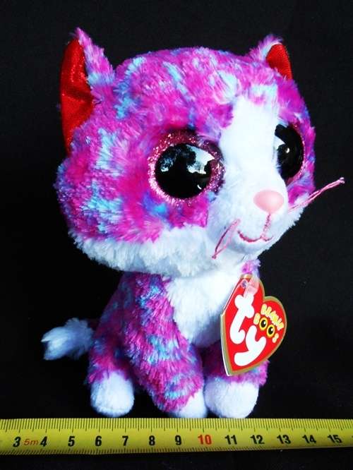 Ty Beanie Boos   Cat soft toy looks like pepper the cat in multicolor