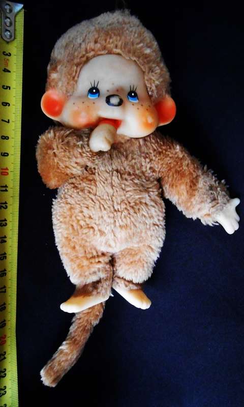 Vintage Monchichi - 1970s little monkey -