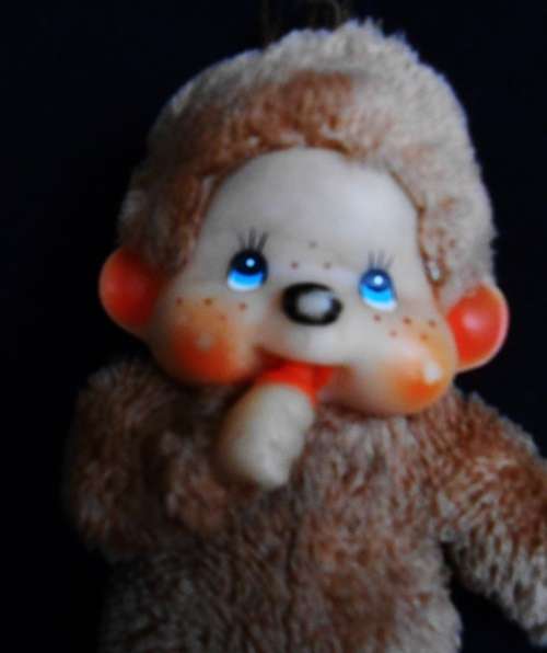 Vintage Monchichi - 1970s little monkey -